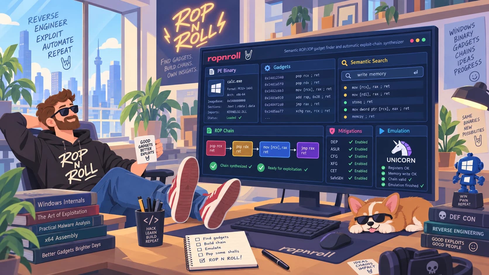ropnroll illustration